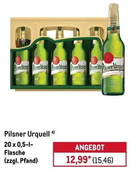 METRO Pilsner Urquell Angebot