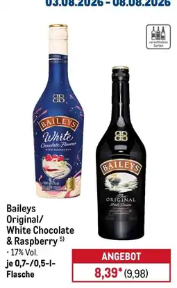 METRO Baileys Original/White Chocolate & Raspberry Angebot