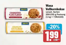 HIT Wasa Vollkornkekse Angebot