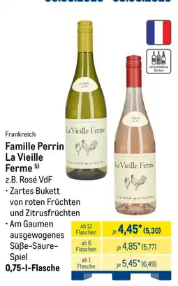METRO Familie Perrin La Vieille Ferme Angebot