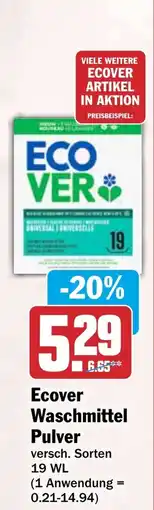 HIT Ecover Waschmittel Pulver Angebot
