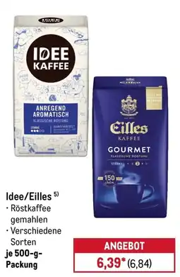 METRO Idee/Eilles Röstkaffee gemahlen Angebot