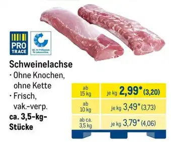 METRO Schweinelachse Angebot