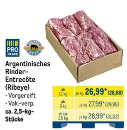 METRO PRO TRACE Argentinisches Rinder-Entrecôte (Ribeye) Angebot