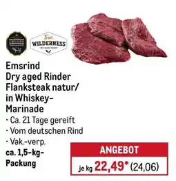 METRO Emsrind Dry aged Rinder Flanksteak natur Angebot