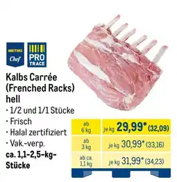 METRO Kalbs Carrée (Frenched Racks) hell Angebot