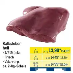 METRO Kalbsleber hell Angebot