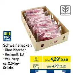 METRO PRO TRACE Schweinenacken Angebot