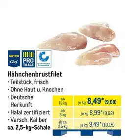 METRO Hähnchenbrustfilet Angebot
