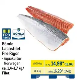 METRO Bömlo Lachsfilet Pre Rigor Angebot