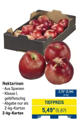 METRO Nektarinen Angebot