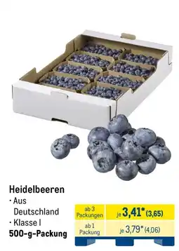 METRO Heidelbeeren Angebot