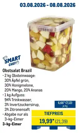 METRO SMART CHEF Obtsalat Brazil Angebot