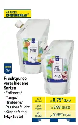 METRO Metro Chef Fruchtpüree Angebot