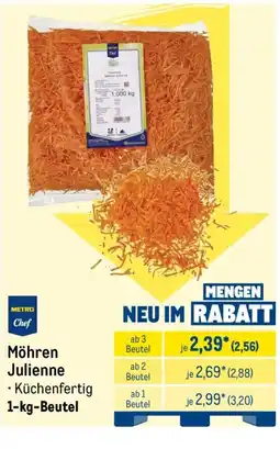 METRO Metro Chef Möhren Julienne Angebot