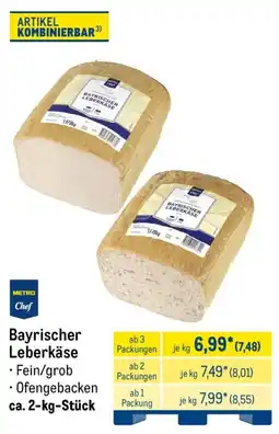 METRO Bayrischer Leberkäse Angebot