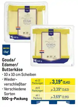 METRO Metro Chef Gouda/Edamer/Butterkäse Angebot