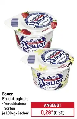METRO Bauer Fruchtjoghurt Angebot