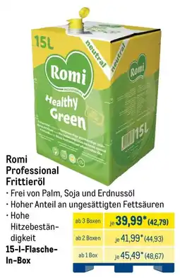 METRO Romi Professional Frittieröl Angebot