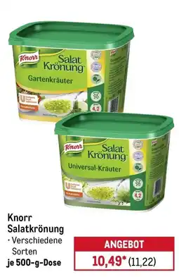 METRO Knorr Salatkrönung Angebot