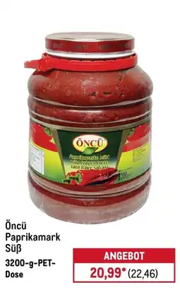 METRO Öncü Paprikamark Süß Angebot