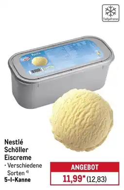 METRO Nestlé Schöller Eiscreme Angebot