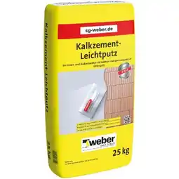 toom Baumarkt Saint-Gobain Weber Kalkzement-Leichtputz Angebot