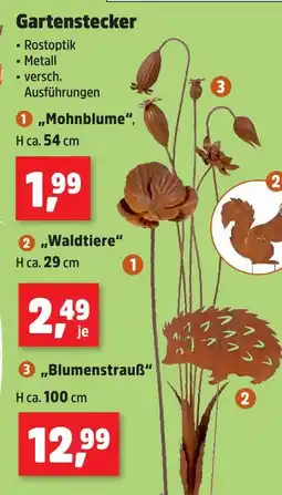 Thomas Philipps Gartenstecker mohnblume Angebot