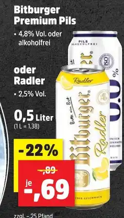 Thomas Philipps Bitburger premium pils Angebot