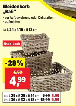 Thomas Philipps Weidenkorb „bali“ Angebot