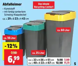 Thomas Philipps Abfalleimer ca. l 29 x b 23 x h 43 cm Angebot