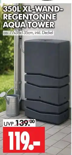 Wreesmann 350l xl-wand-regentonne aqua tower Angebot