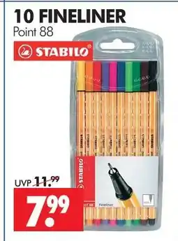 Wreesmann Stabilo fineliner Angebot