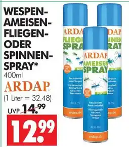 Wreesmann Ardap wespen-ameisen-fliegen-spray Angebot
