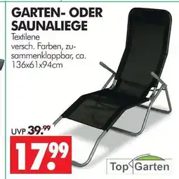 Wreesmann Top garden garten- oder saunaliege Angebot