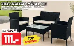 Wreesmann Rattan-möbel-set Angebot