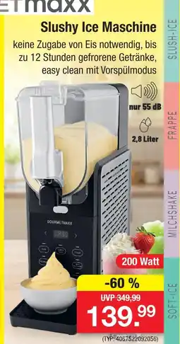 Zimmermann Gourmetmaxx slushy ice maschine Angebot