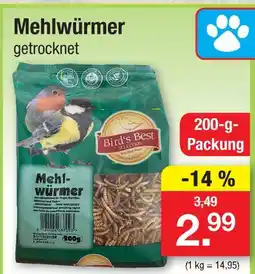 Zimmermann Mehlwürmer Angebot