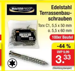Zimmermann Masterproof professional terrassenbau-schrauben Angebot