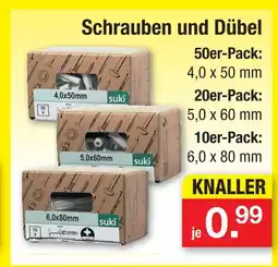Zimmermann Suki schrauben und dübel 50er-pack Angebot