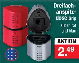 Zimmermann Dreifachanspitzdose grip rot Angebot