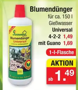 Zimmermann Sonnenhof blumendünger universal 4-2-2 Angebot