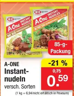 Zimmermann A-one instantnudeln Angebot
