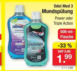 Zimmermann Odol med 3 mundspülung power Angebot