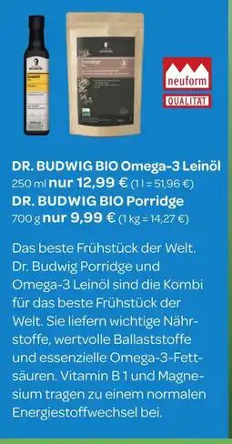 Vitalia Dr. budwig bio omega-3 leinöl Angebot