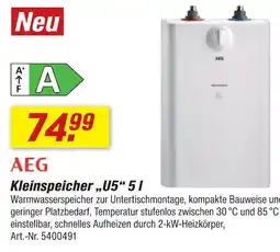 toom Baumarkt Aeg kleinspeicher „u5“ Angebot