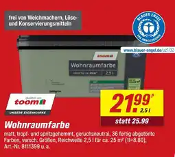 toom Baumarkt Toom wohnraumfarbe Angebot