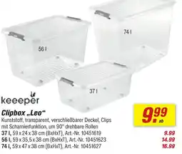 toom Baumarkt Keeeper clipbox leo 37 l Angebot