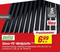 toom Baumarkt Gutta sinus-pc-wellplatte Angebot