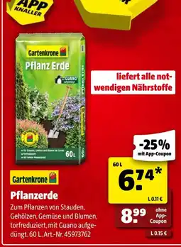 Hagebau Gartenkrone pflanzerde Angebot